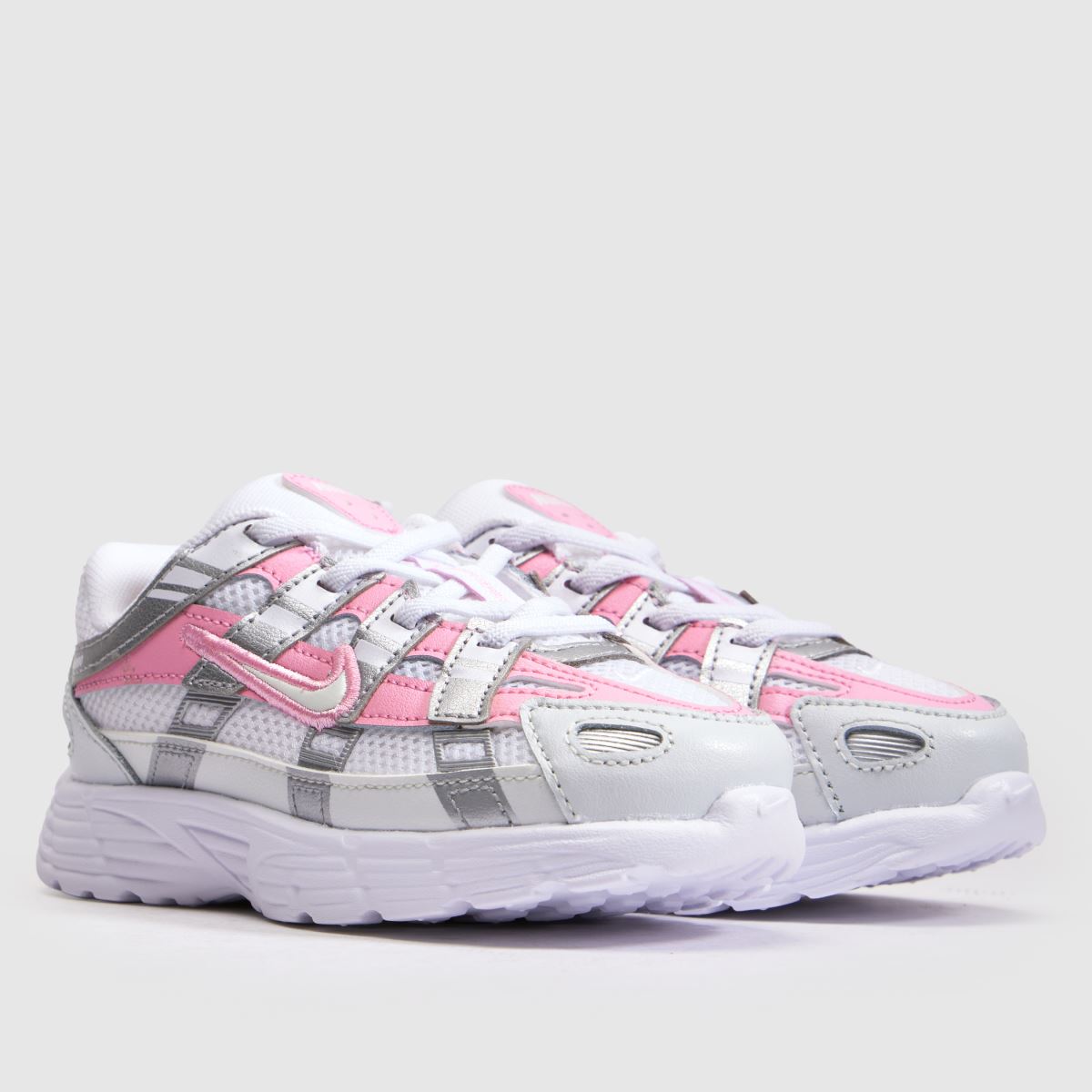 Nike P-6000 Girls Toddler in White & Pink Nike P-6000 1
