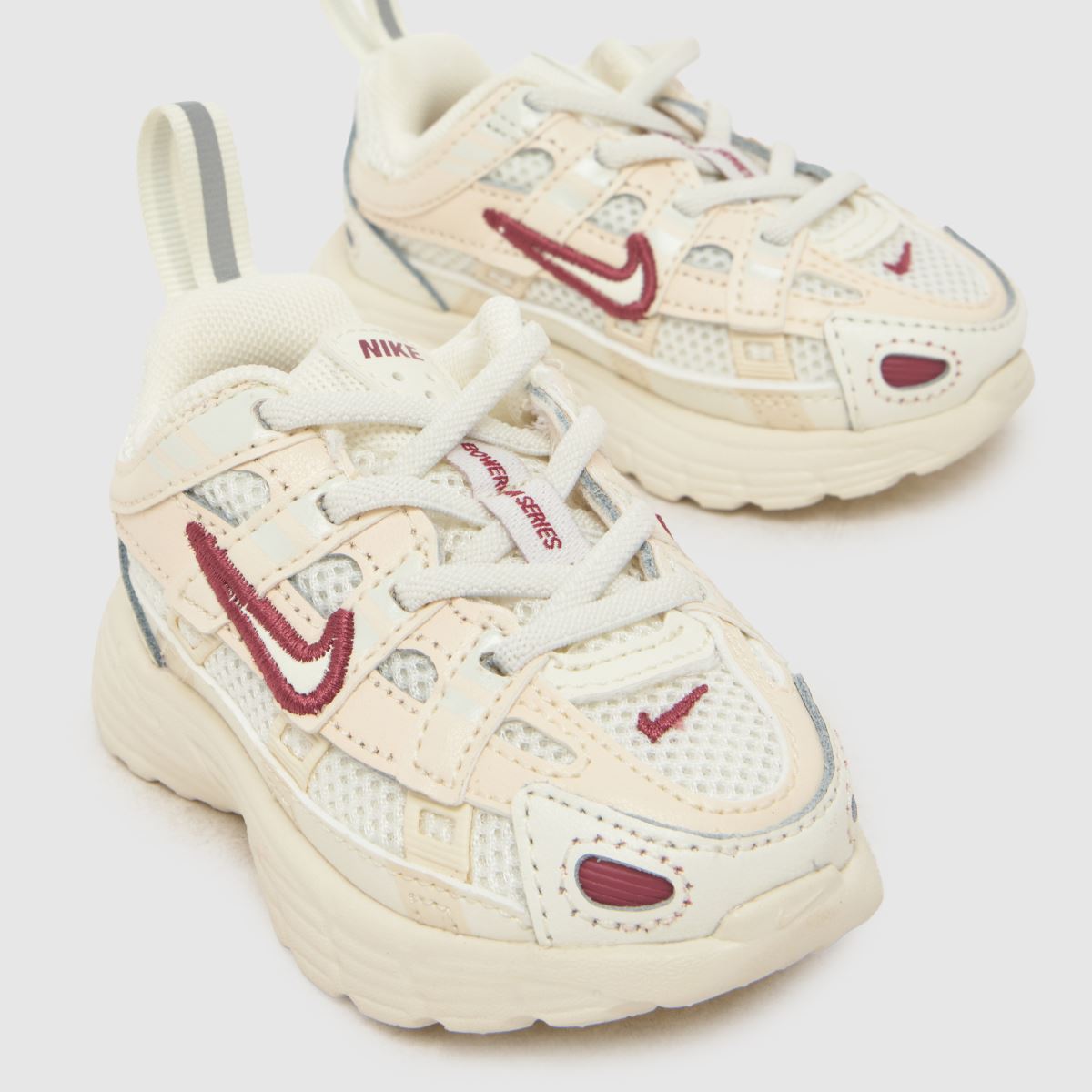 Nike P-6000 Girls Toddler in Off-White Multi Nike P-6000 4