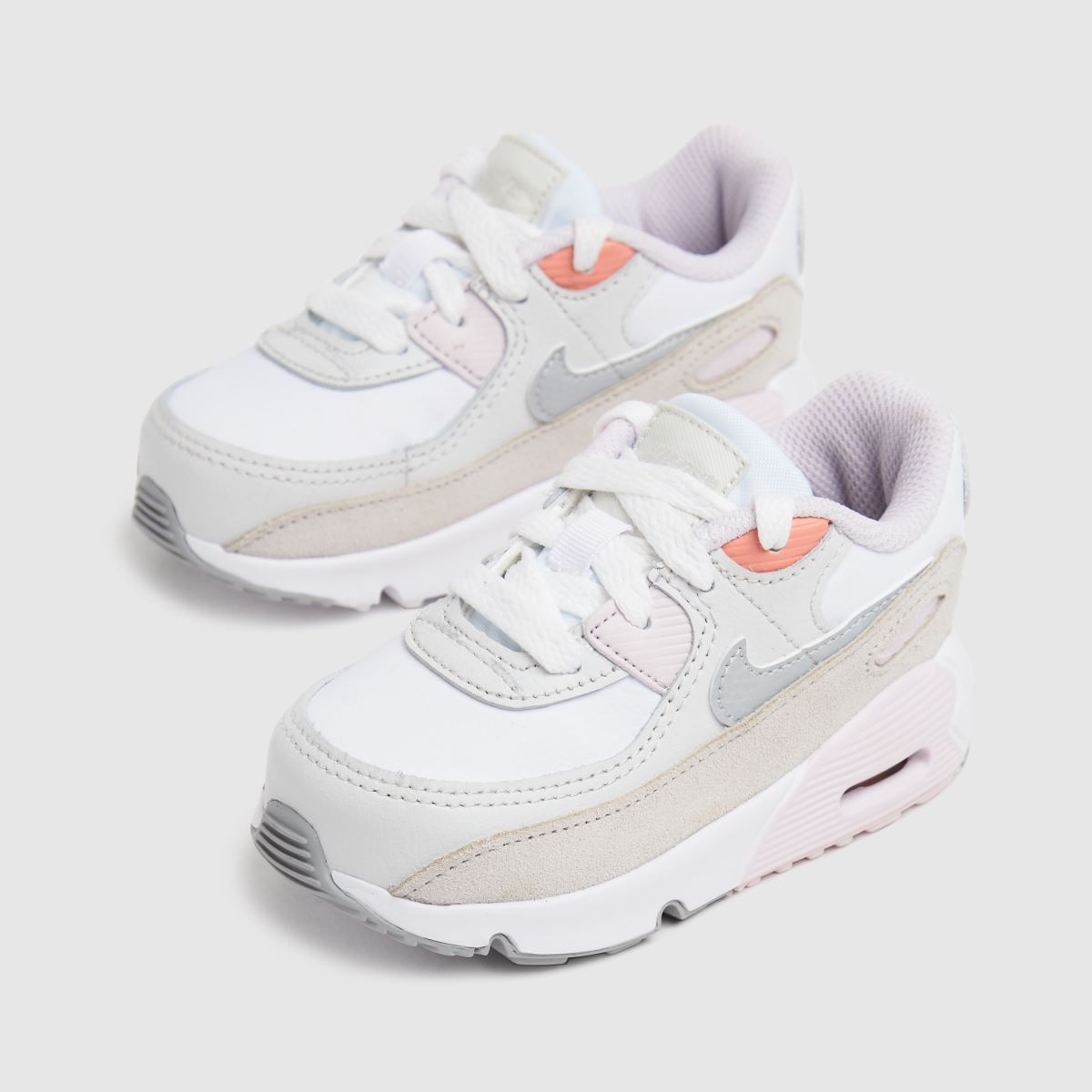 white nike air max girls