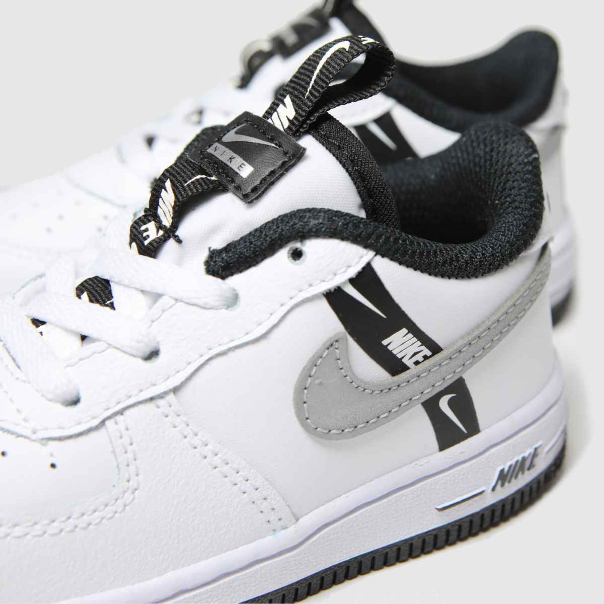 Nike Air Force 1 LV8 KSA GS Worldwide Pack - White Reflect Silver CT4683-100 White/Black/Reflect 