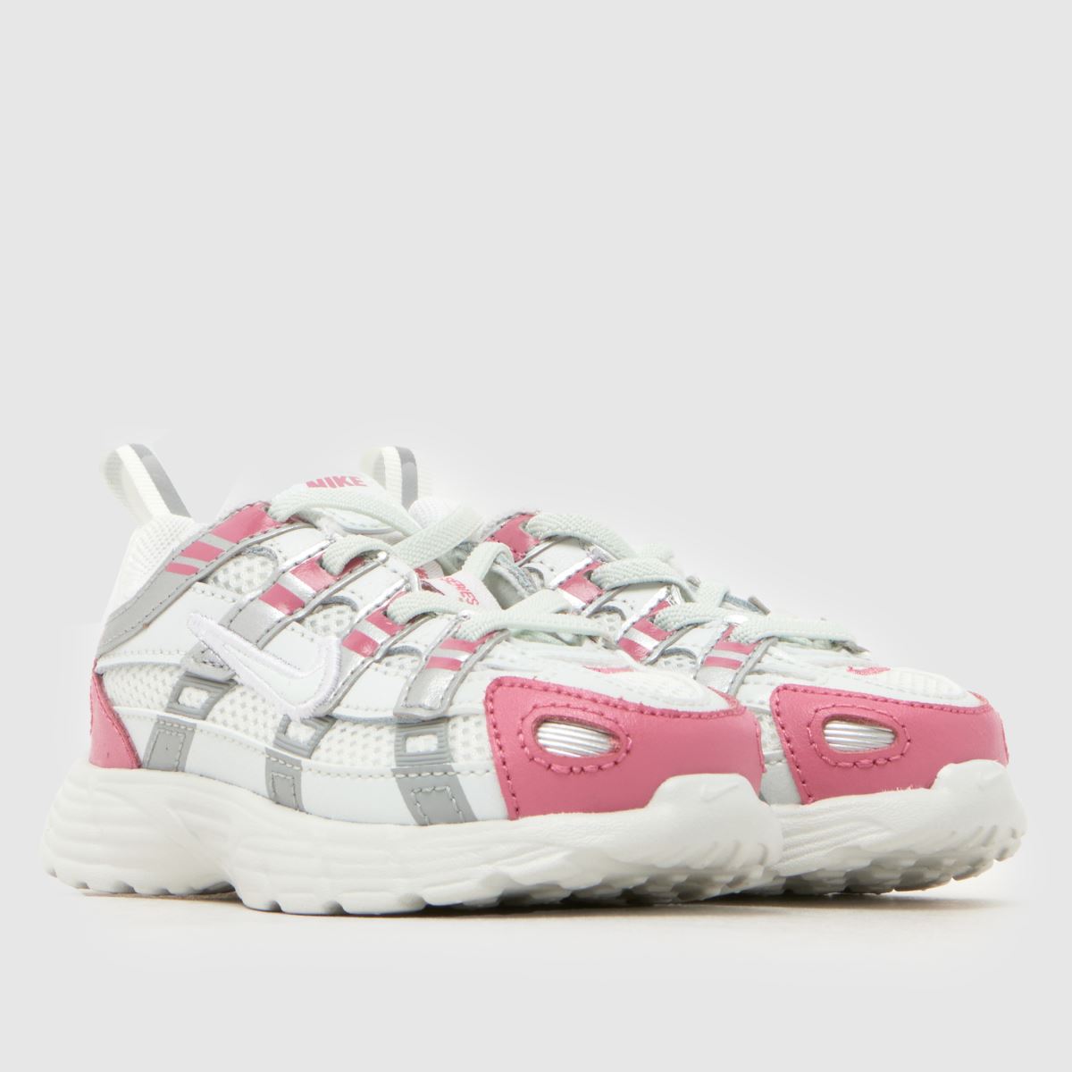 Nike P-6000 Girls Toddler in White & Pink Nike P-6000 1