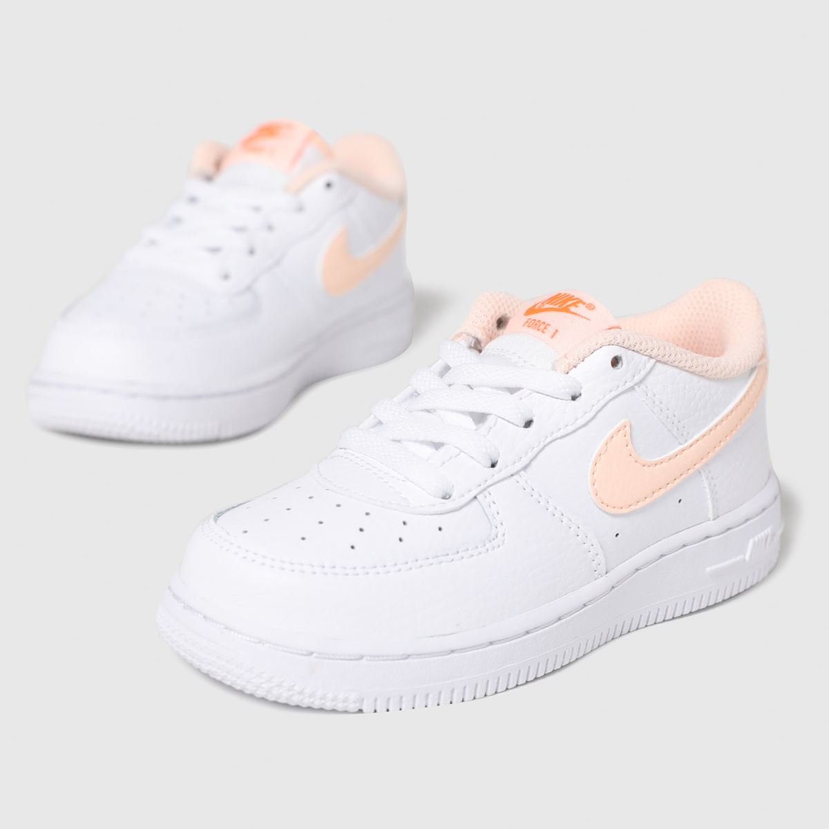 nike air force 1 womens orange swoosh