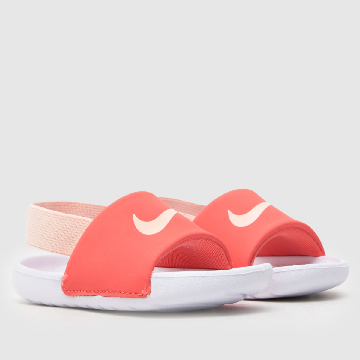 Kids Girls Toddler Orange Nike Kawa Slide Slides schuh