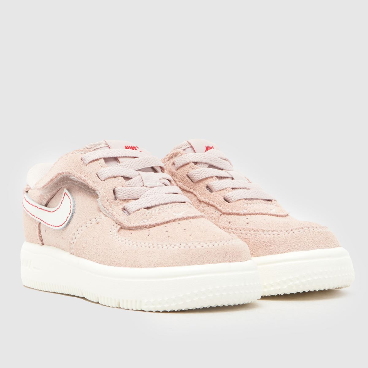 Nike Force 1 Low Easyon LV8 Girls Toddler in Pale Pink Nike Force 1 Low Easyon LV8 1