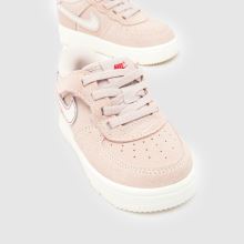 Nike Force 1 Low Easyon LV8 Girls Toddler in Pale Pink Nike Force 1 Low Easyon LV8,3 of 4