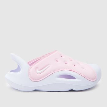 Nike Pale Pink Aqua Swoosh Girls Toddler