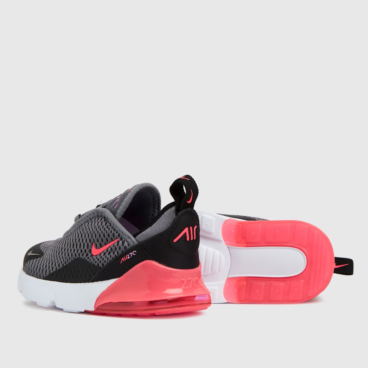 Girls Black & Grey Nike Air Max 270 Trainers | schuh