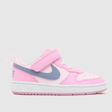 Nike Court Borough Low Girls Toddler in Pink Nike Court Borough Low,1 of 4
