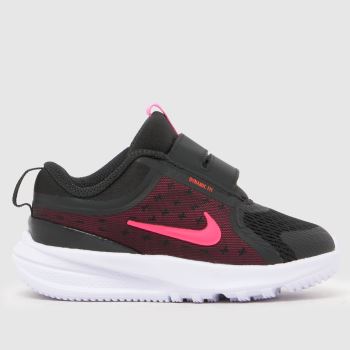 Nike Black & pink Star Runner 5 Girls Toddler