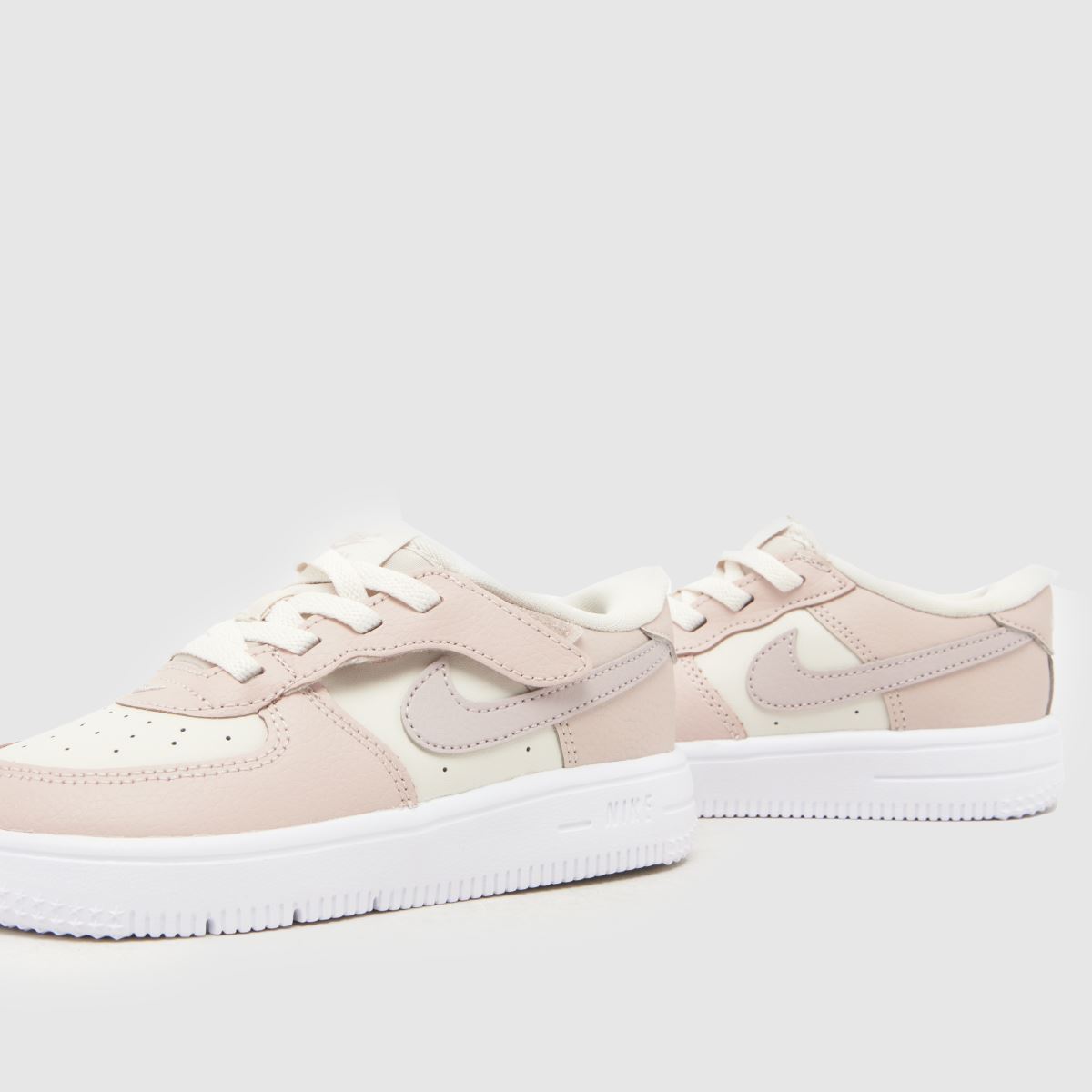 Nike Force 1 Low EasyOn Girls Toddler in Off-White Multi Nike Force 1 Low EasyOn 7