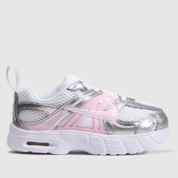 Nike White & Pink Air Max Moto 2K Girls Toddler