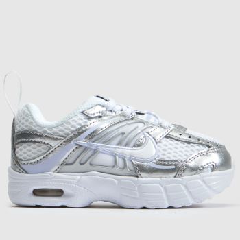 Nike White & Purple Air Max Moto 2K Girls Toddler