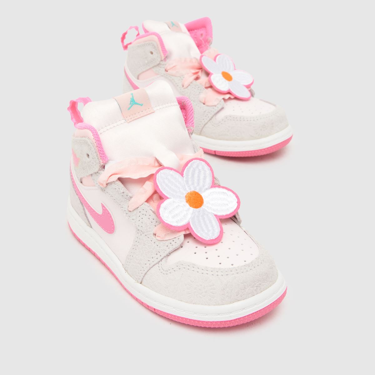 Nike Jordan 1 Mid Girls Toddler in Grey Multi Nike Jordan 1 Mid 4