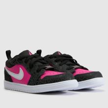 Nike Jordan 1 Low ALT Girls Toddler in Black & pink Nike Jordan 1 Low ALT,2 of 4