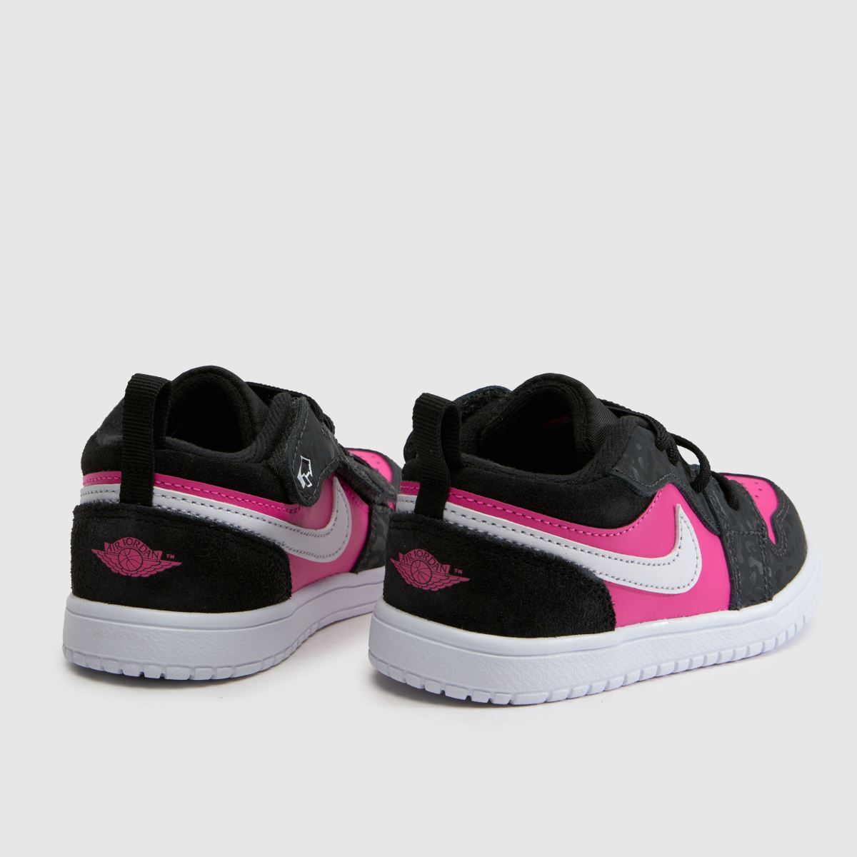Nike Jordan 1 Low ALT Girls Toddler in Black & pink Nike Jordan 1 Low ALT 7