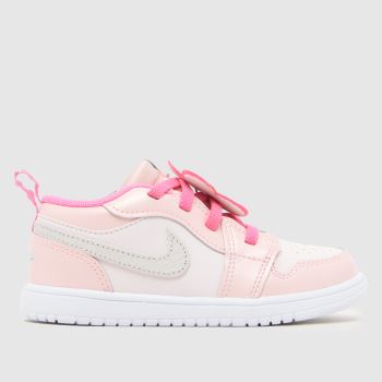 Nike Jordan Pink Multi 1 Low Alt Girls Toddler