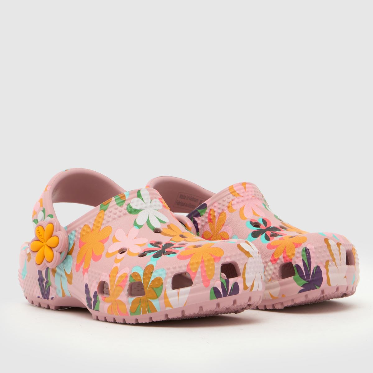 Kinder Crocs Bunt Classic Flower Power Clog Sneaker Crocs Classic Flower Power Clog 1