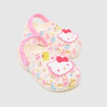 Crocs Classic Hello Kitty Clog Girls Toddler in Pink Multi Crocs Classic Hello Kitty Clog,3 of 4