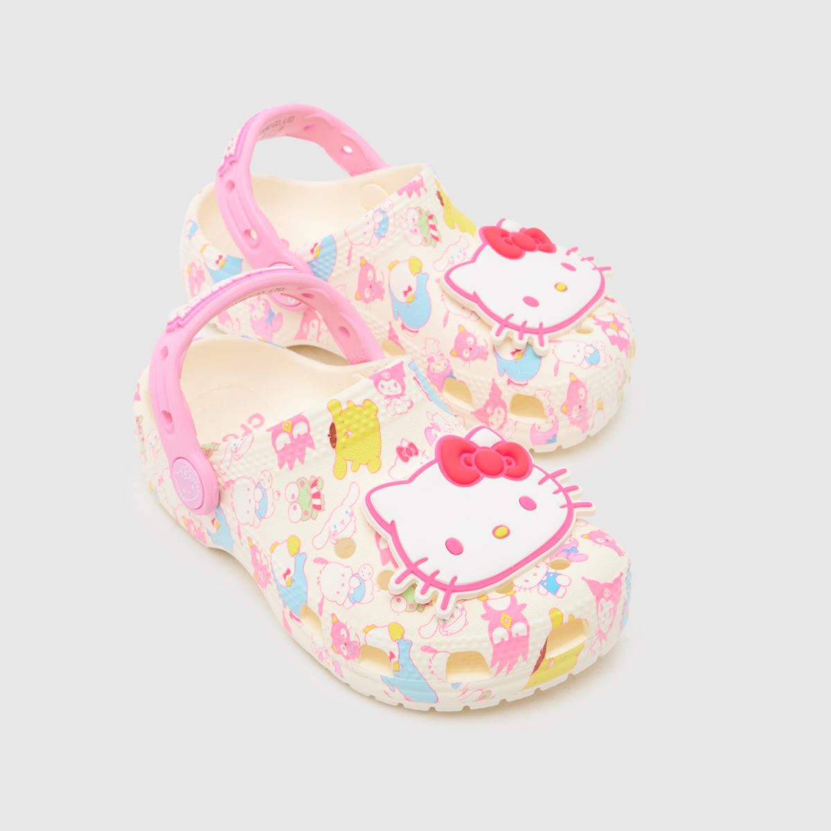 Crocs Classic Hello Kitty Clog Girls Toddler in Pink Multi Crocs Classic Hello Kitty Clog 4