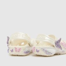Crocs Classic Butterfly Sparkle Clog Girls Toddler in White Multi Crocs Classic Butterfly Sparkle Clog,4 of 4