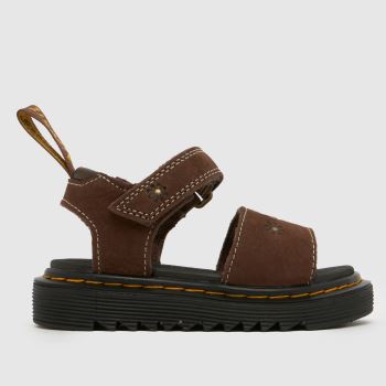 Dr Martens Dark Brown Shore Marlowe II Girls Toddler