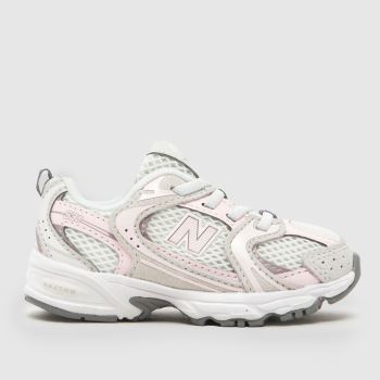 New Balance Grey Matter & Pink Salt 530 Girls Toddler