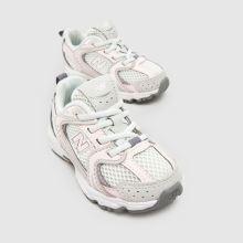 New Balance 530 Girls Toddler in Grey Matter & Pink Salt New Balance 530,3 of 4