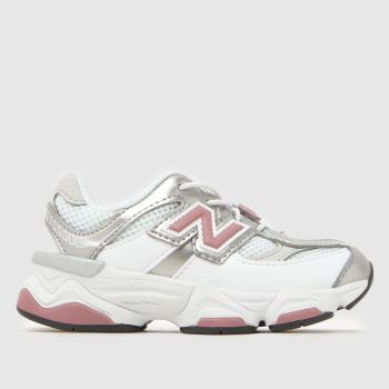 New Balance White Multi 9060 Mädchen Kleinkind