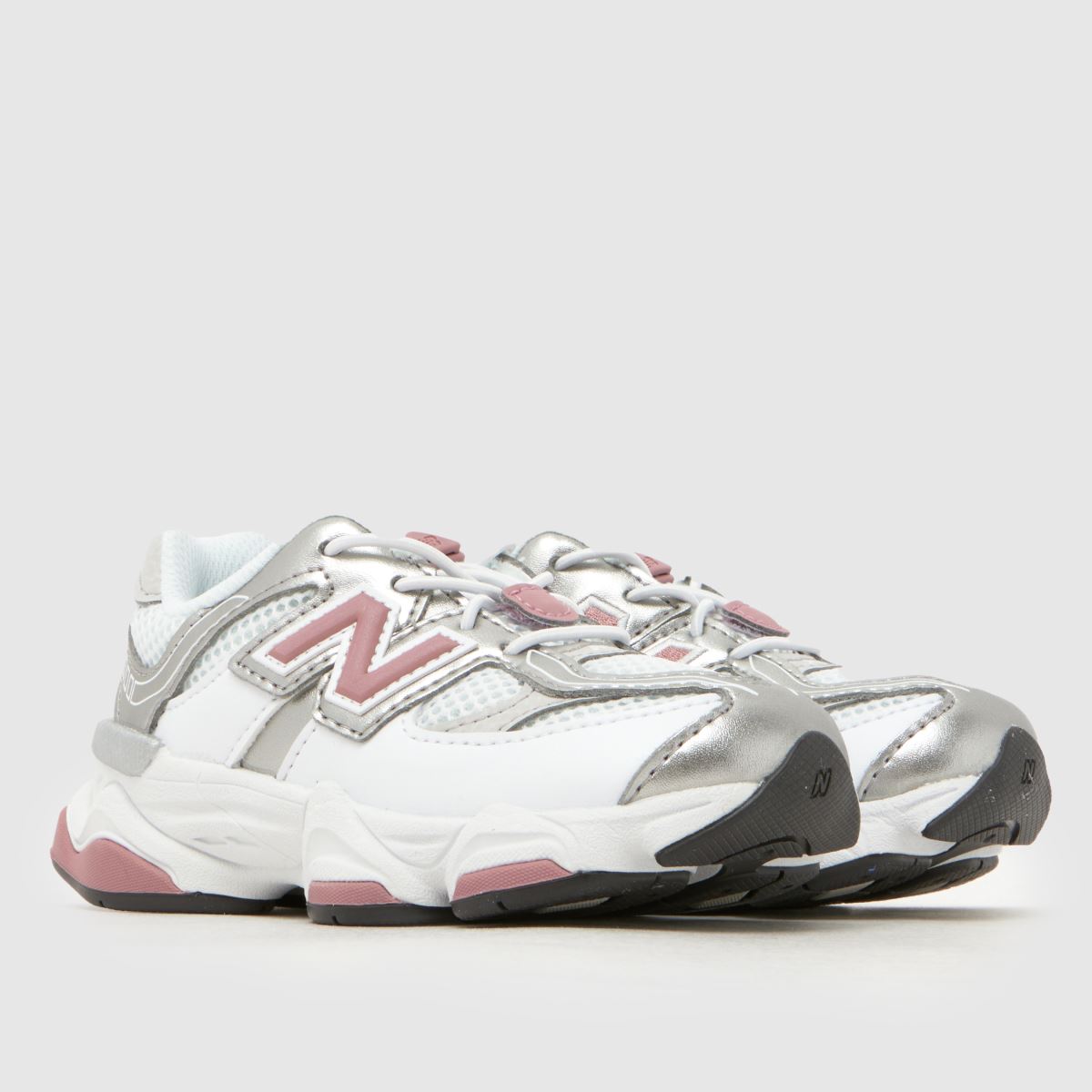 New Balance 9060 Girls Toddler in White Multi New Balance 9060 1