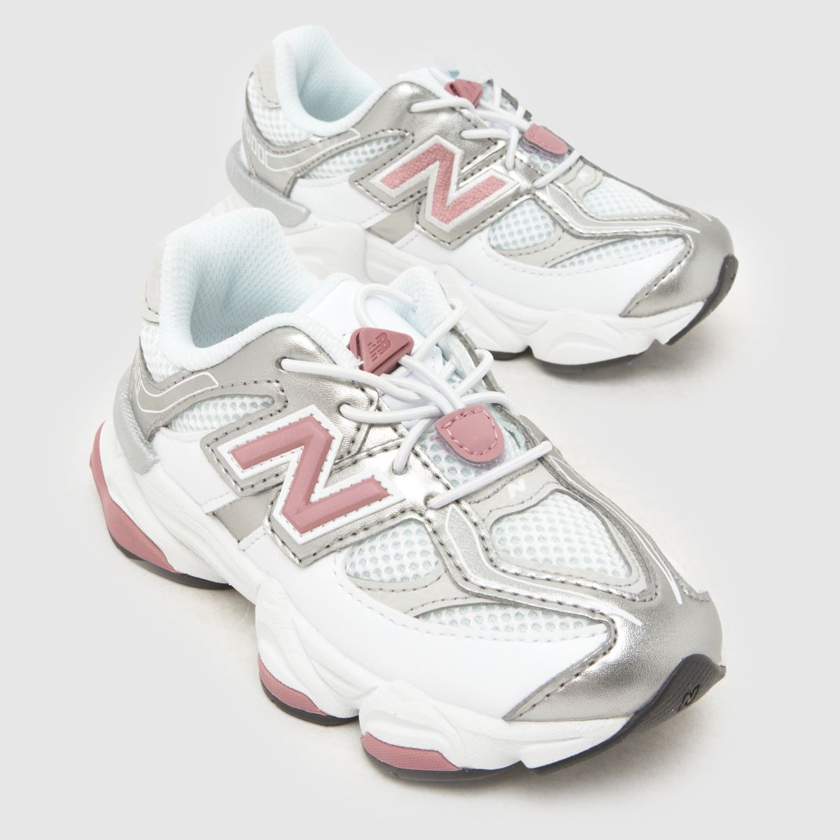 New Balance 9060 Girls Toddler in White Multi New Balance 9060 4