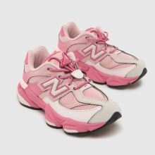 New Balance 9060 Girls Toddler in Pink New Balance 9060,3 of 4
