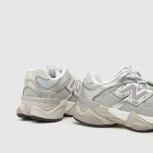 New Balance 9060 Girls Toddler in Silver New Balance 9060,4 of 4