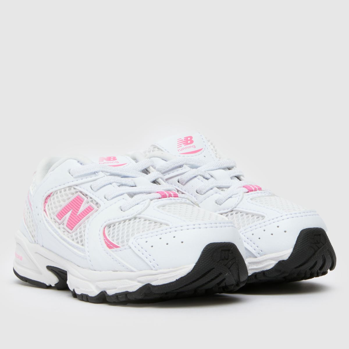 New Balance 530 Girls Toddler in White & Pink New Balance 530 1