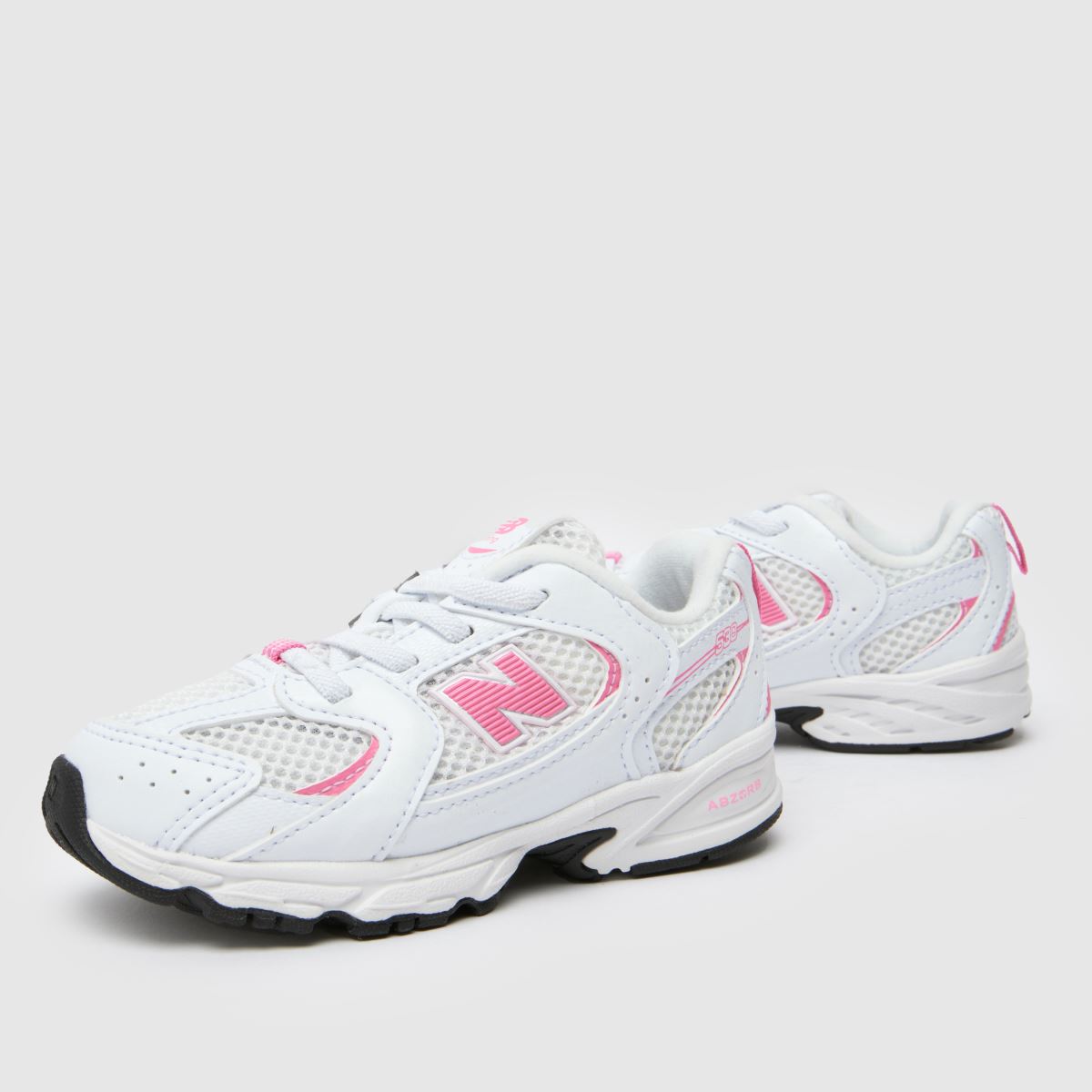 New Balance 530 Girls Toddler in White & Pink New Balance 530 7