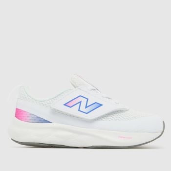 New Balance White Multi Fresh Foam 625 Girls Toddler
