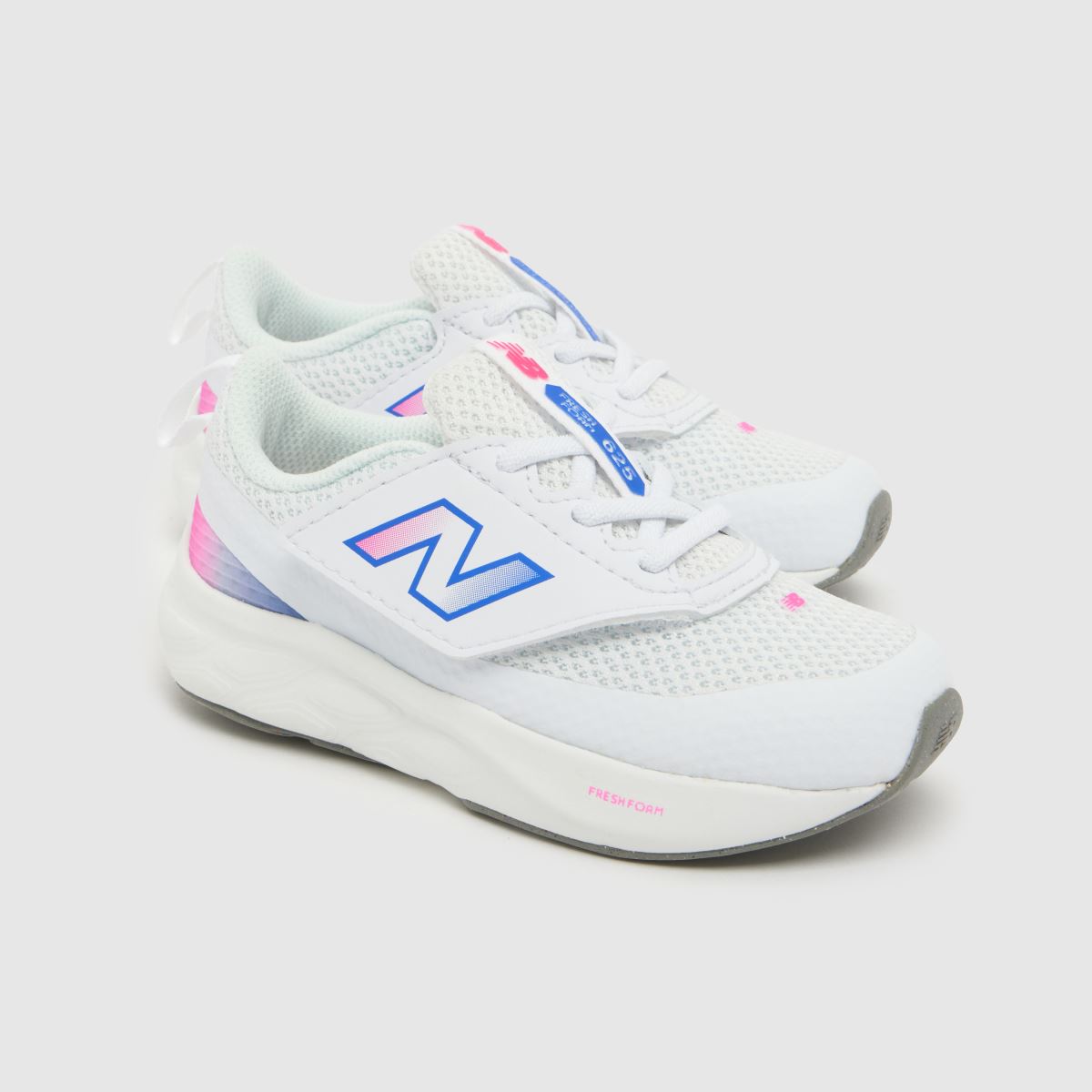 New Balance Fresh Foam 625 Girls Toddler in White Multi New Balance Fresh Foam 625 4