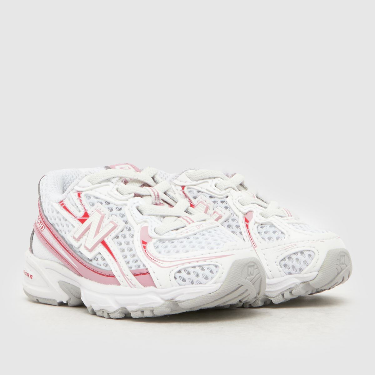 New Balance 740 Girls Toddler in White & Red New Balance 740 1