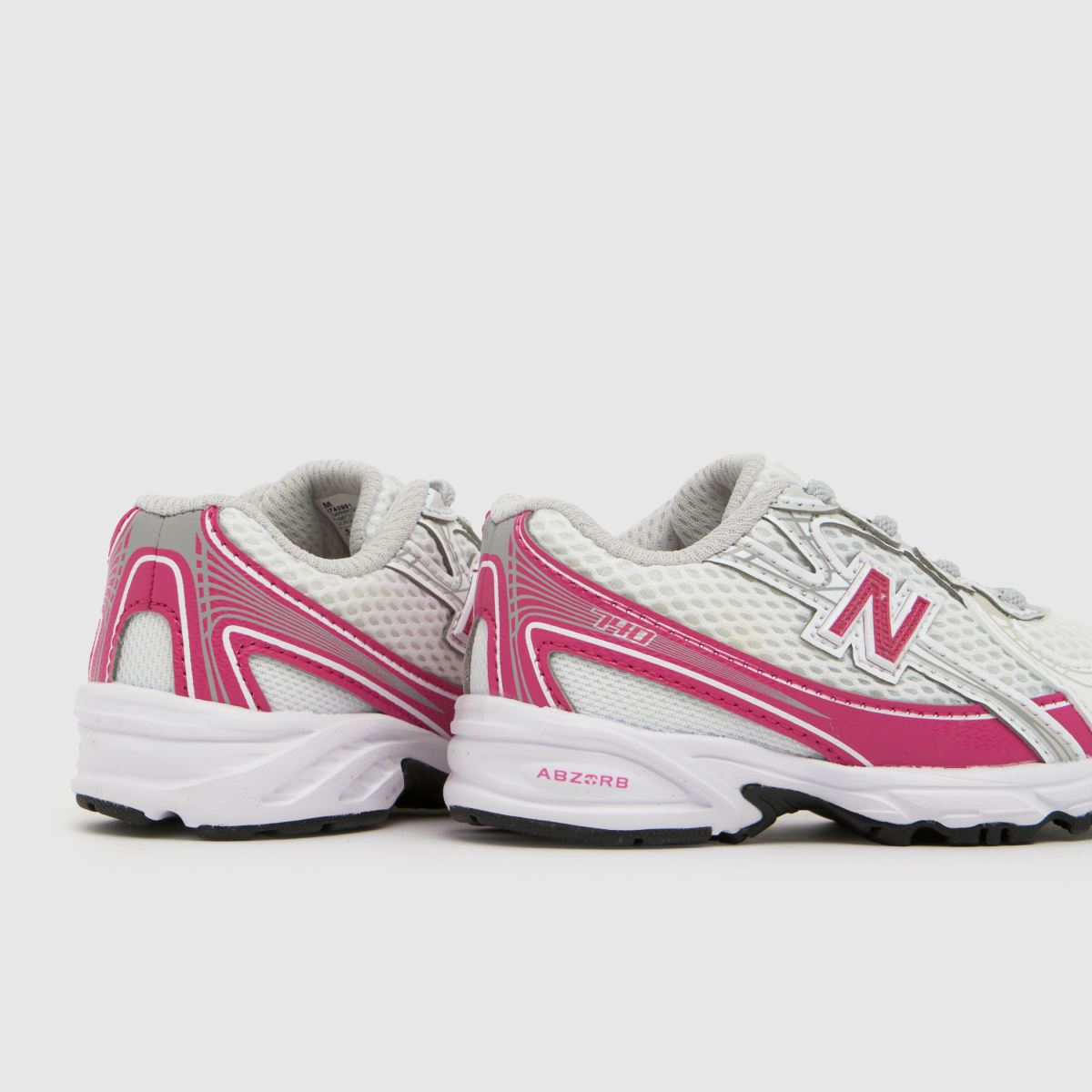 New Balance 740 Girls Toddler in White & Pink New Balance 740 7