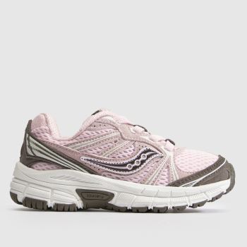 Saucony Pink Multi Grid Legacy Girls Toddler