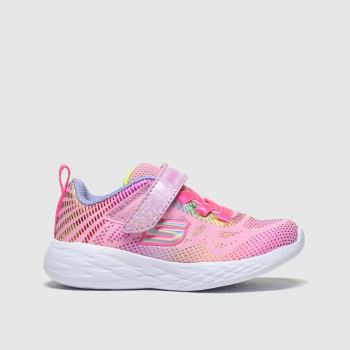 skechers pale pink go run 600 trainers toddler skechers pale pink go run 600 trainers toddler