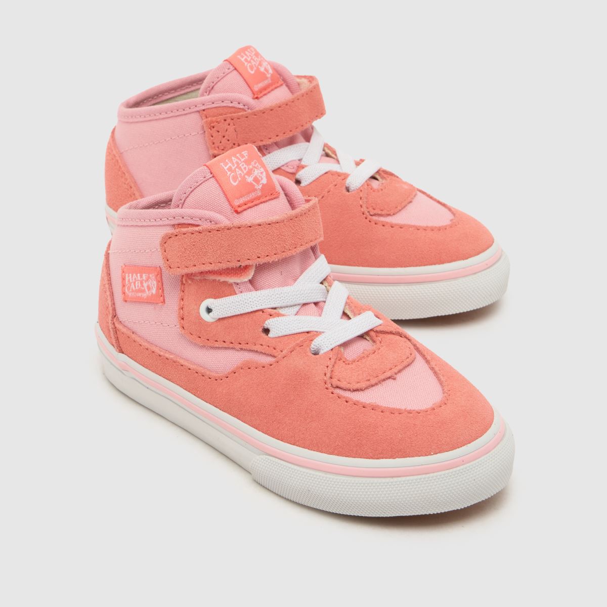 Vans Half Cab Decon Girls Toddler in Pale Pink Vans Half Cab Decon 4