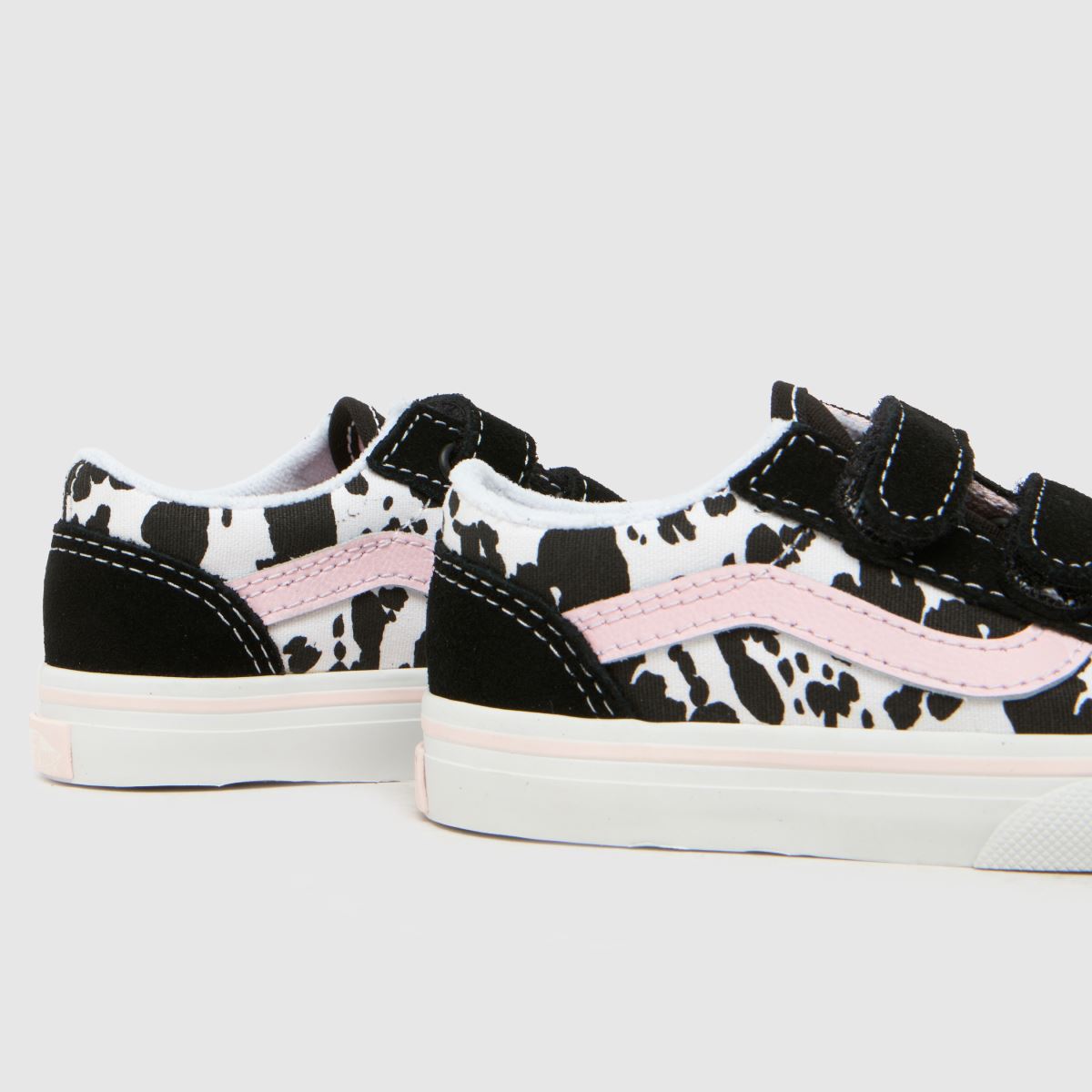 Vans Old Skool V Girls Toddler in Black & pink Vans Old Skool V 7