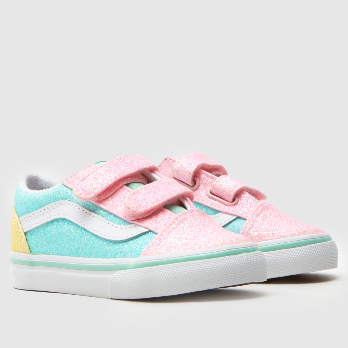 Kinder Vans Old Skool V Glitter Sneaker Vans Old Skool V Glitter 1