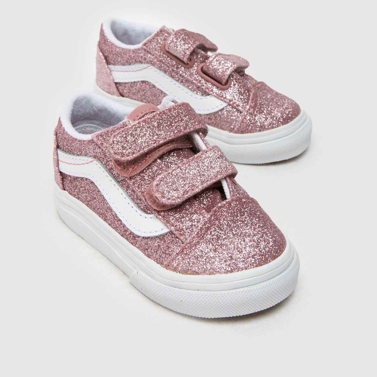 Kinder Vans Old Skool V Glitter Sneaker Vans Old Skool V Glitter 4