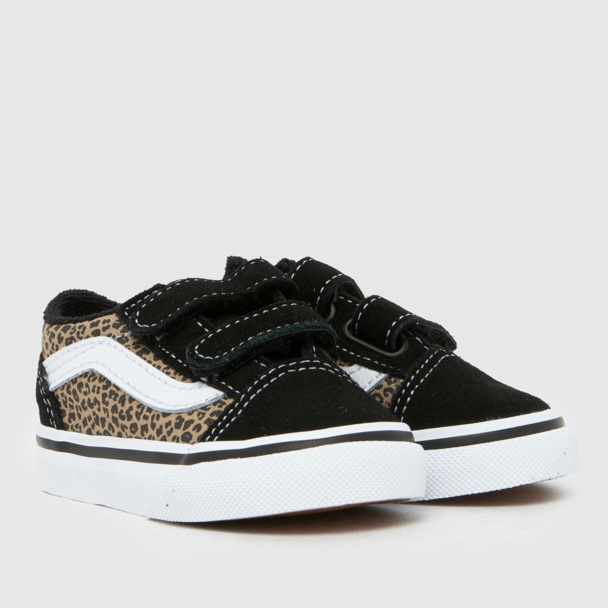 Kinder Vans Braun-schwarz Old Skool V Sneaker Vans Old Skool V 1