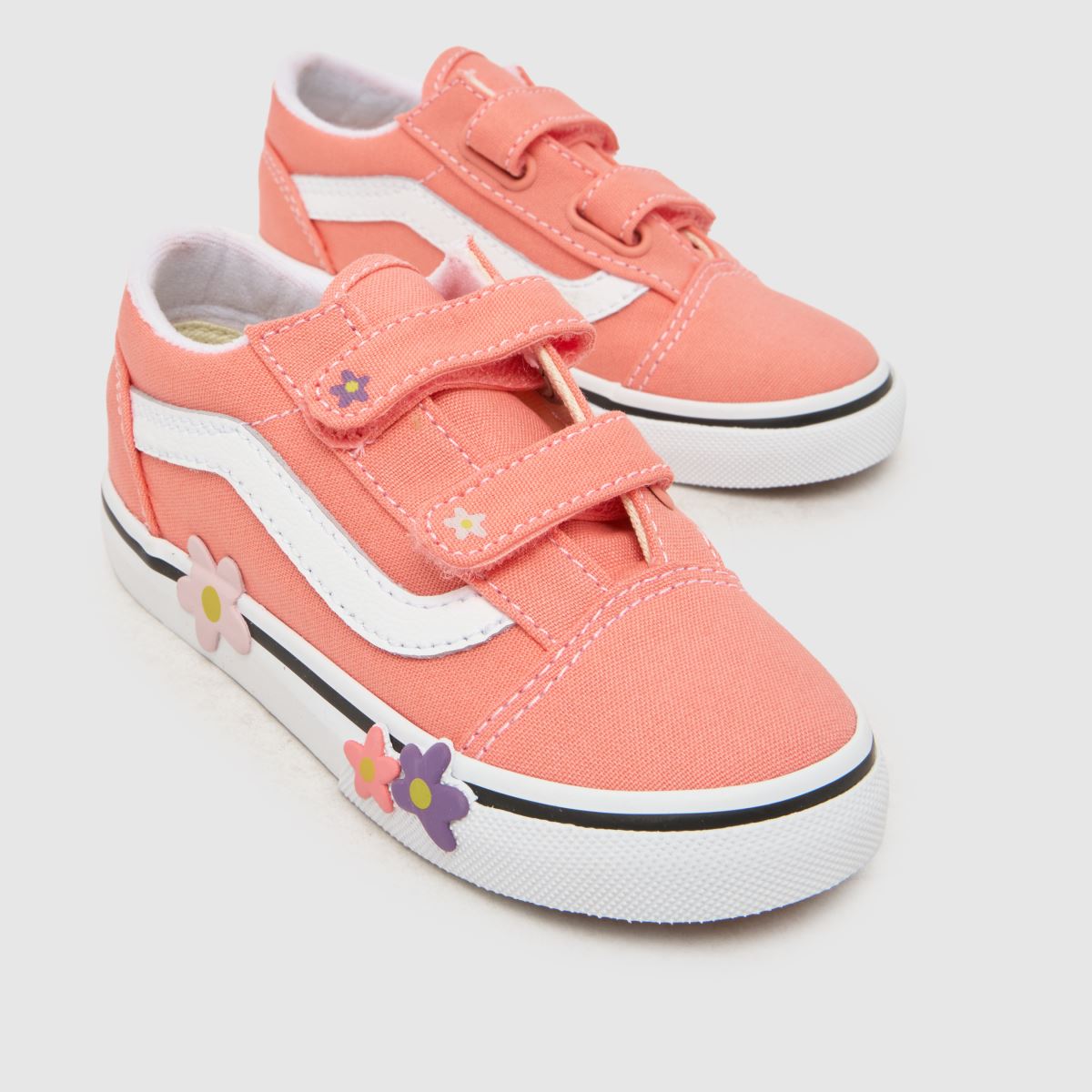 Vans Old Skool V Girls Toddler in Pink Vans Old Skool V 4