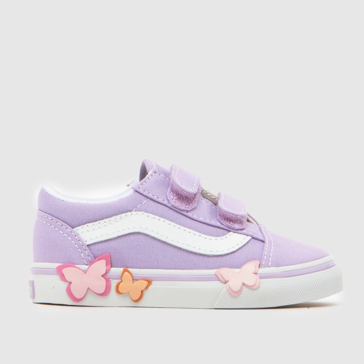 Vans Purple Old Skool V Girls Toddler Trainers