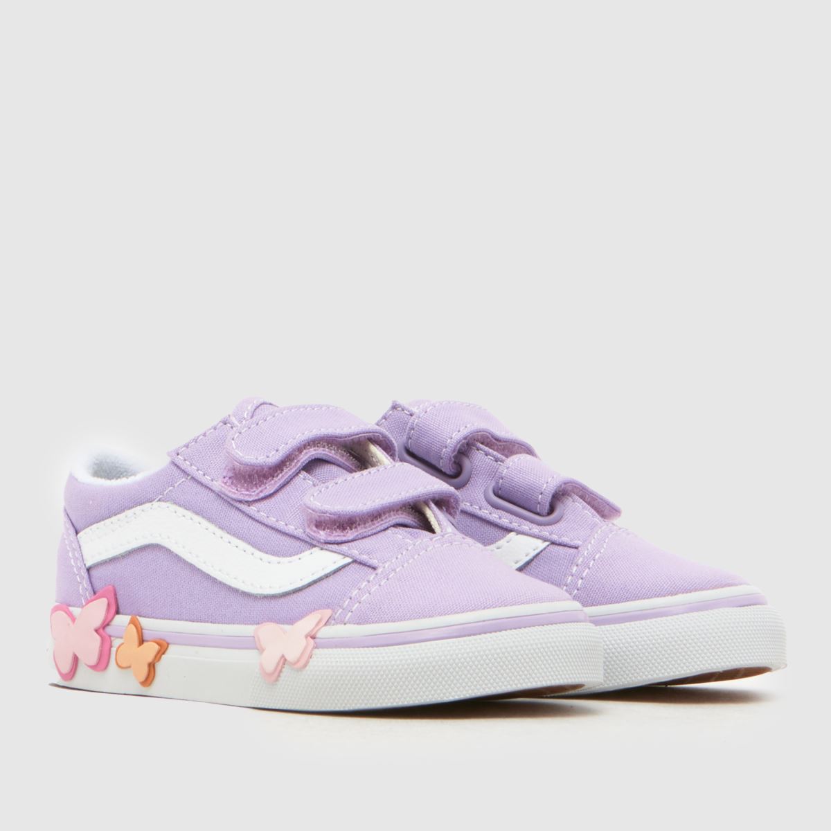 Vans Old Skool V Girls Toddler in Purple Vans Old Skool V 1