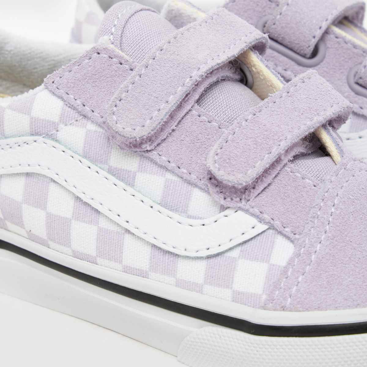 Vans Old Skool V Girls Toddler in Lilac Vans Old Skool V 4