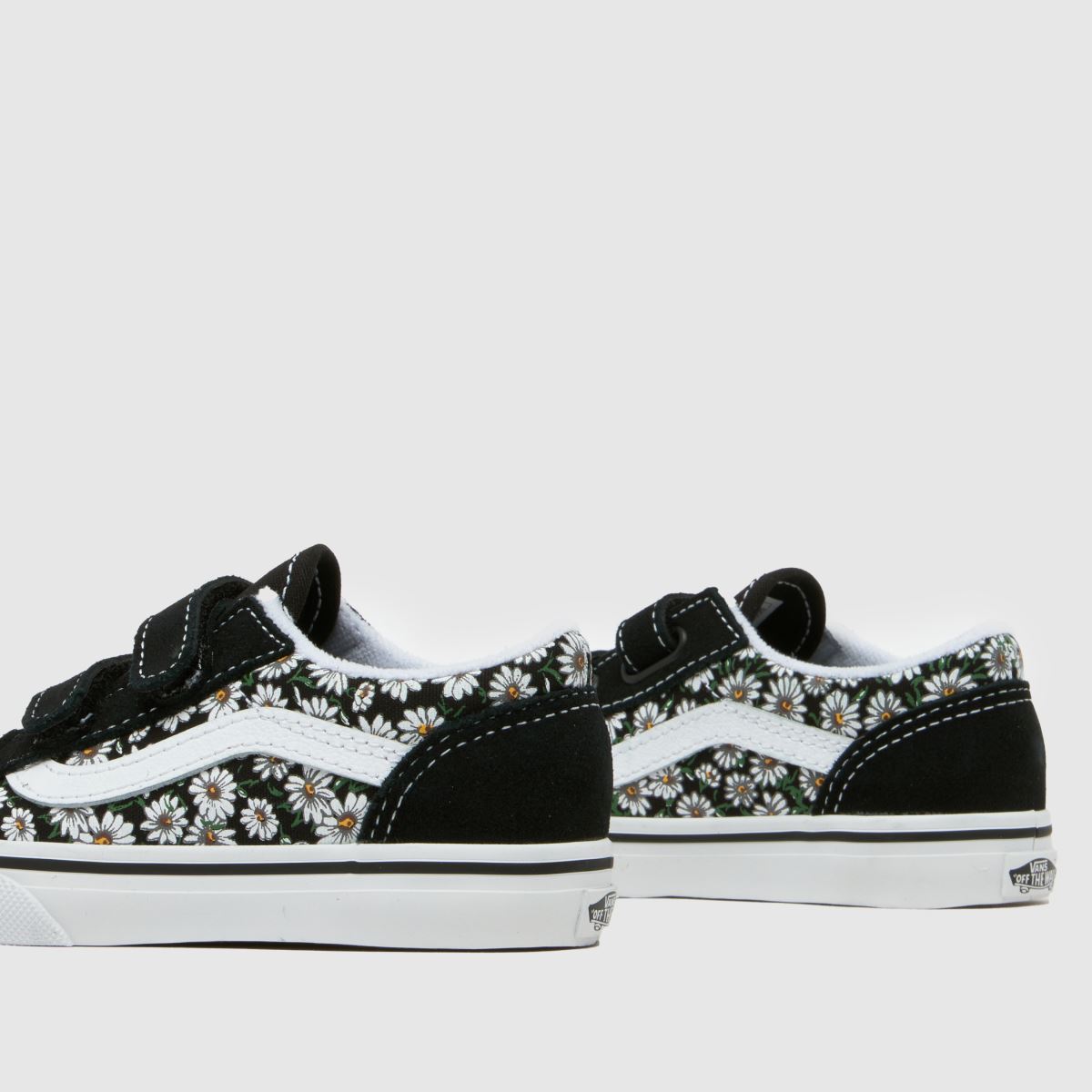 Vans Old Skool V Girls Toddler in Black Multi Vans Old Skool V 7